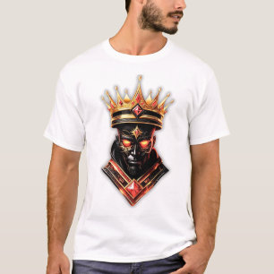 Camiseta Gráfica Coroa do Rei Real para Homens – L