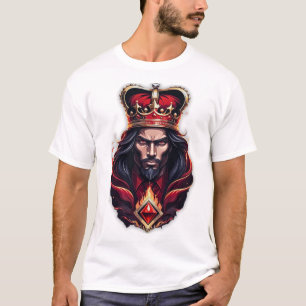 Camiseta Gráfica Coroa do Rei Royal para Homens –