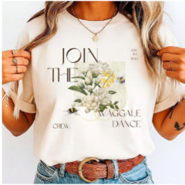 Camiseta Gráfica da Natureza Amante de Abelhas – D