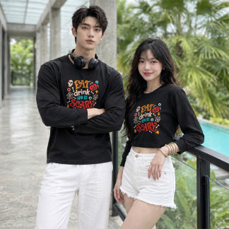Camiseta Gráfica da Temporada Assustadora Groovy d