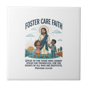 Camiseta Gráfica de Adoção e Acolhimento Jesus Cri