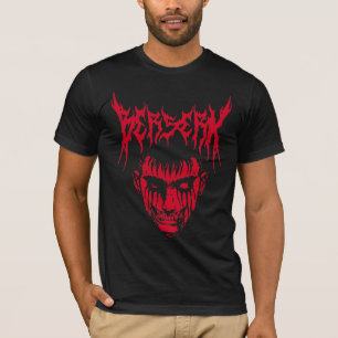 Camiseta Gráfica de Anime Obscuro Estilo Metal Ber