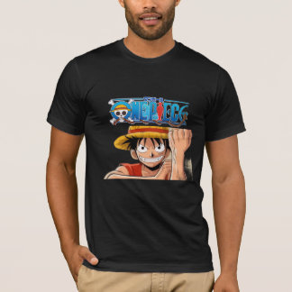 Camiseta Gráfica de Anime One Piece Luffy