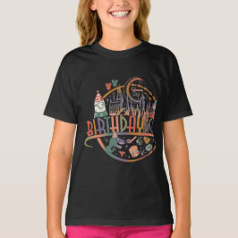 Camiseta Gráfica de Aniversário para Garota Adoles