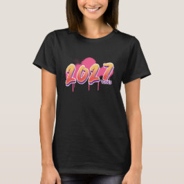 Camiseta Gráfica de Ano Novo 2027 – Estilo Urbano