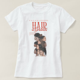 Camiseta Gráfica de Apreciação de Penteados de Mul