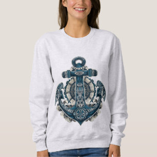 Camiseta Gráfica de Arte de Âncora Náutica – Vinta