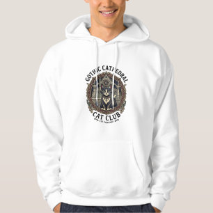 Camiseta Gráfica de Arte Gótica Catedral Gato - Gó