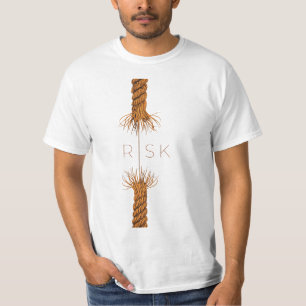 Camiseta Gráfica de Árvore de Caveira Minimalista