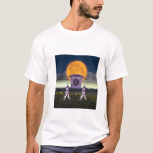 Camiseta Gráfica de Astronauta Espacial Retro