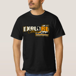 Camiseta Gráfica de Aventura ao Ar Livre para Home