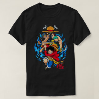 Camiseta Gráfica de Aventura Japonesa – Preta