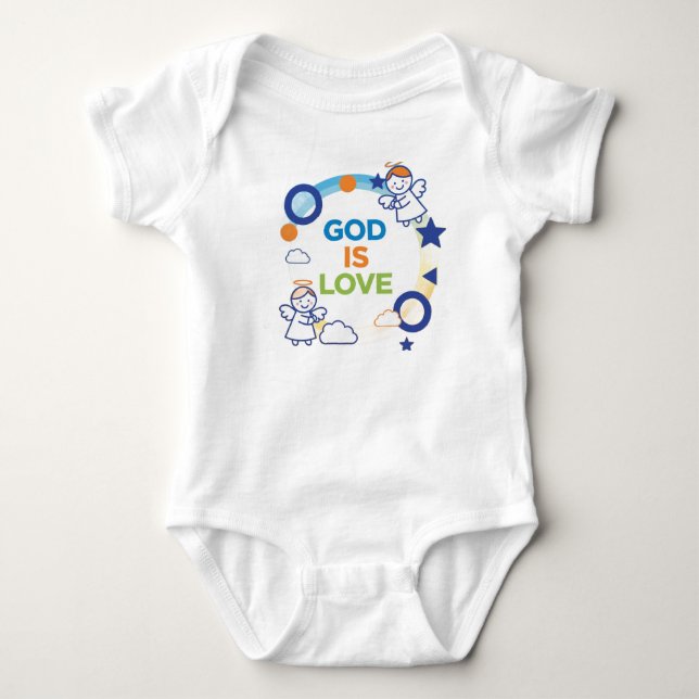 Camiseta Gráfica de Bebê Estrela Fofa (Frente)
