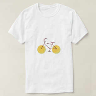Camiseta Gráfica de Bicicleta Minimal Ride the Vib