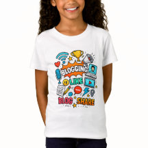 Camiseta Gráfica de Blog – Design Divertido e Aleg
