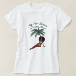 Camiseta Gráfica de Cabelo Afro Natural