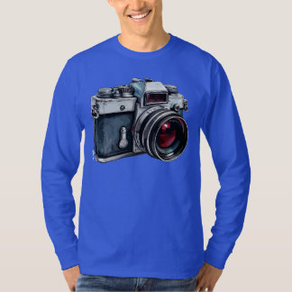 Camiseta Gráfica de Câmera Vintage – Fotografia Re