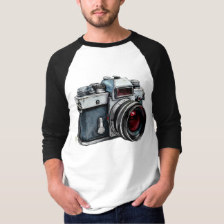 Camiseta Gráfica de Câmera Vintage – Fotografia Re