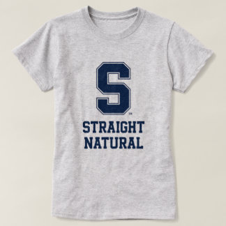 Camiseta Gráfica de Carta Universitária de Cabelo