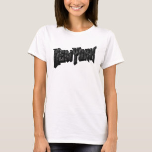 Camiseta Gráfica de Carvão NEW YORK
