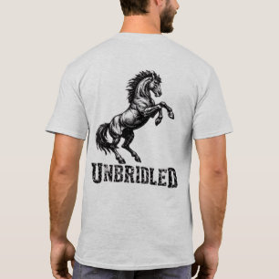 Camiseta Gráfica de Cavalo “Sem Freios”