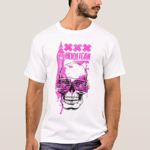 Camiseta Gráfica de Caveira Edgy Streetwear Esti
