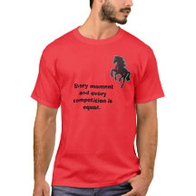 Camiseta Gráfica de Citação de Cavalo