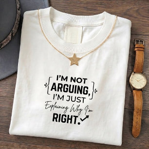 Camiseta Gráfica de Citação Engraçada para Explica