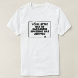 Camiseta Gráfica de Citação Engraçada Sarcástica S