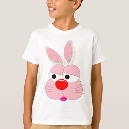 Camiseta Gráfica de Coelho de Desenho Fofo - Salte