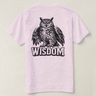 Camiseta Gráfica de Coruja “Sabedoria” – Conhecime