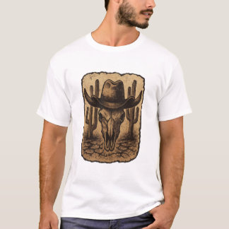 Camiseta Gráfica de Cowboy