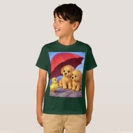 Camiseta Gráfica de Crianças Fofas | Macia e Diver