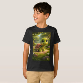 Camiseta Gráfica de Crianças Fofas | Macia e Diver