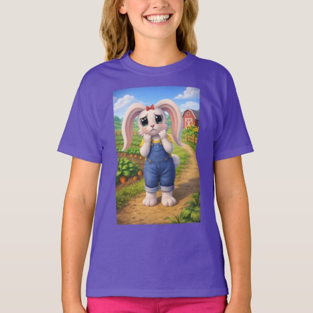 Camiseta Gráfica de Crianças Fofas | Macia e Diver (Frente)