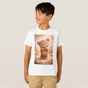 Camiseta Gráfica de Crianças Fofas Mole e Divert