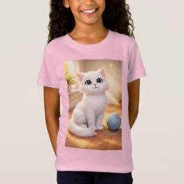 Camiseta Gráfica de Crianças Fofas | Suave e Diver