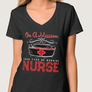 Camiseta Gráfica de Enfermeira de Saúde Ocupaciona