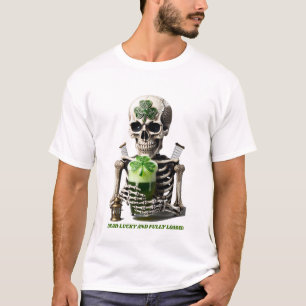 Camiseta Gráfica de Esqueleto Eternal Stout   Misc