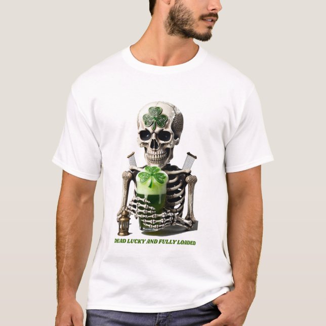 Camiseta Gráfica de Esqueleto Eternal Stout | Misc (Frente)