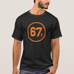 Camiseta Gráfica de Estilo com Remendo Embroiderad