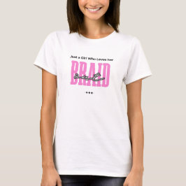 Camiseta Gráfica de Estilo de Cabelo Afro Feminino