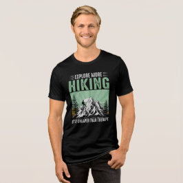 Camiseta Gráfica de Exploração de Montanha ao Ar L