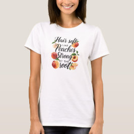 Camiseta Gráfica de Frutas de Verão Pêssegos Raíze