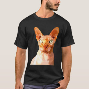 Camiseta Gráfica de Gato Sphynx Sarcástico