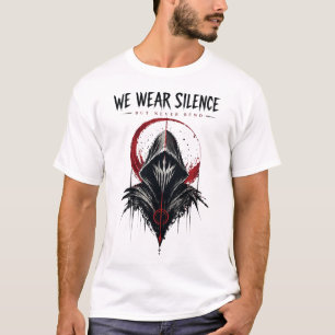 Camiseta Gráfica de Guerreiro Encapuzado de Fantas