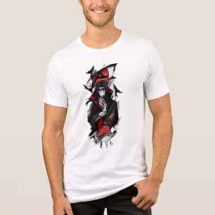 Camiseta Gráfica de Guerreiro Samurai Japonês
