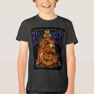 Camiseta gráfica de Halloween tamanho juvenil