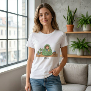 Camiseta Gráfica de Introvertido Engraçada com Cob