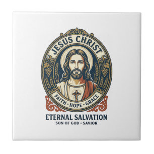 Camiseta Gráfica de Jesus Barbeiro Homens Christia